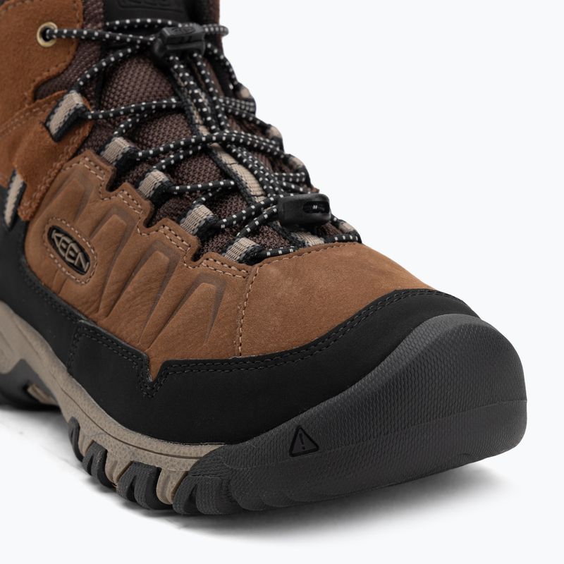 Buty trekkingowe dziecięce KEEN Targhee IV Mid Waterproof bison/brindle 7