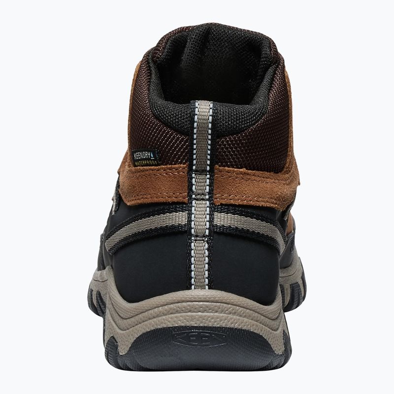 Buty trekkingowe dziecięce KEEN Targhee IV Mid Waterproof bison/brindle 9