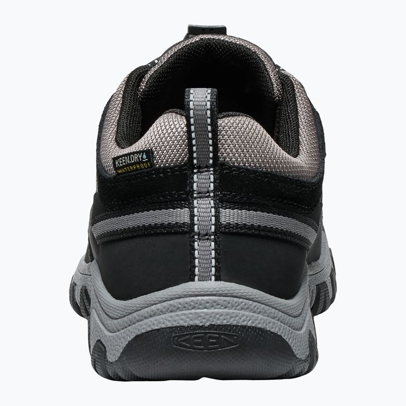 Buty trekkingowe dziecięce KEEN Targhee IV Low Waterproof black/steel grey 5