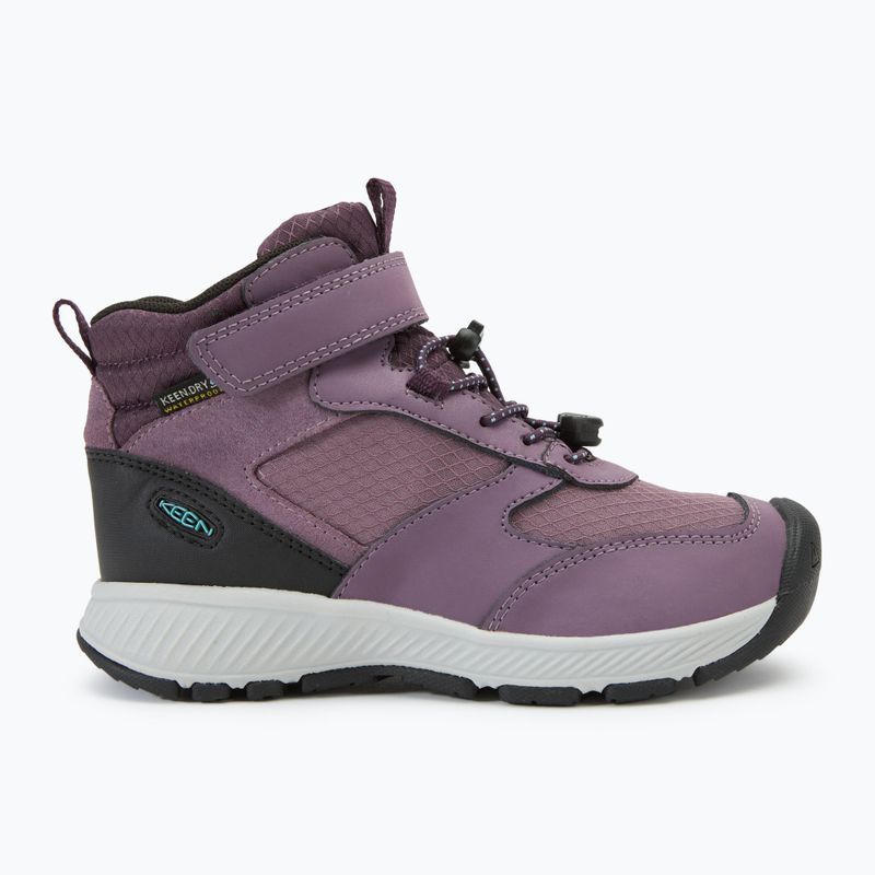 Buty turystyczne dziecięce KEEN Skua Mid WP black plum/plum perfect 2