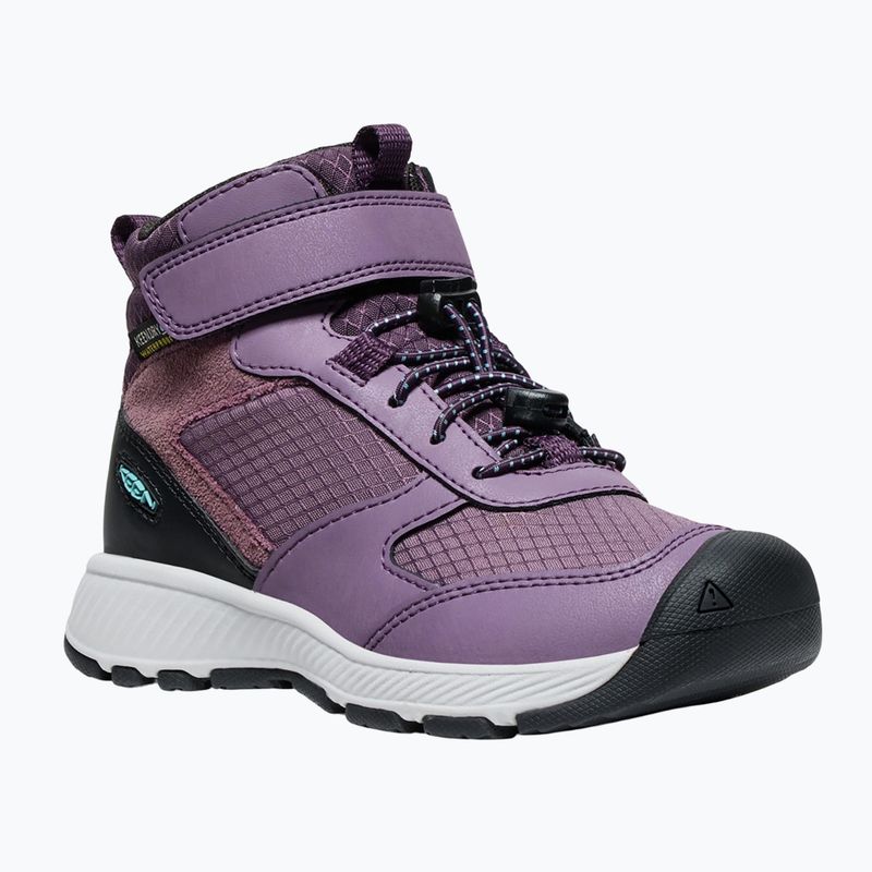 Buty turystyczne dziecięce KEEN Skua Mid WP black plum/plum perfect 8