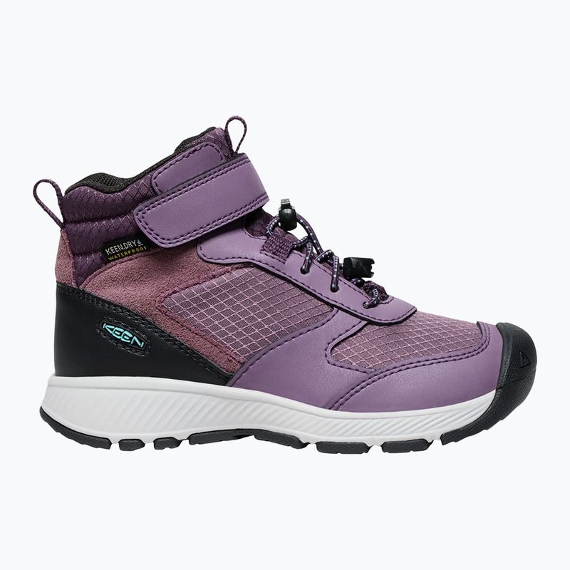 Buty turystyczne dziecięce KEEN Skua Mid WP black plum/plum perfect 9