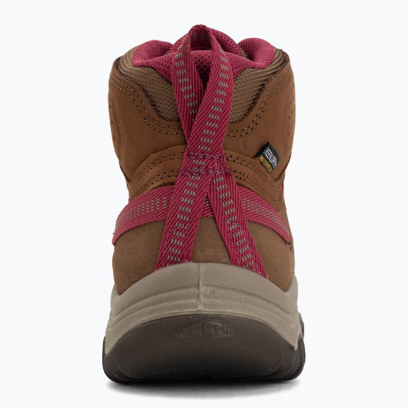 Buty trekkingowe damskie KEEN Targhee IV Mid Wp bison/beaujolais 6