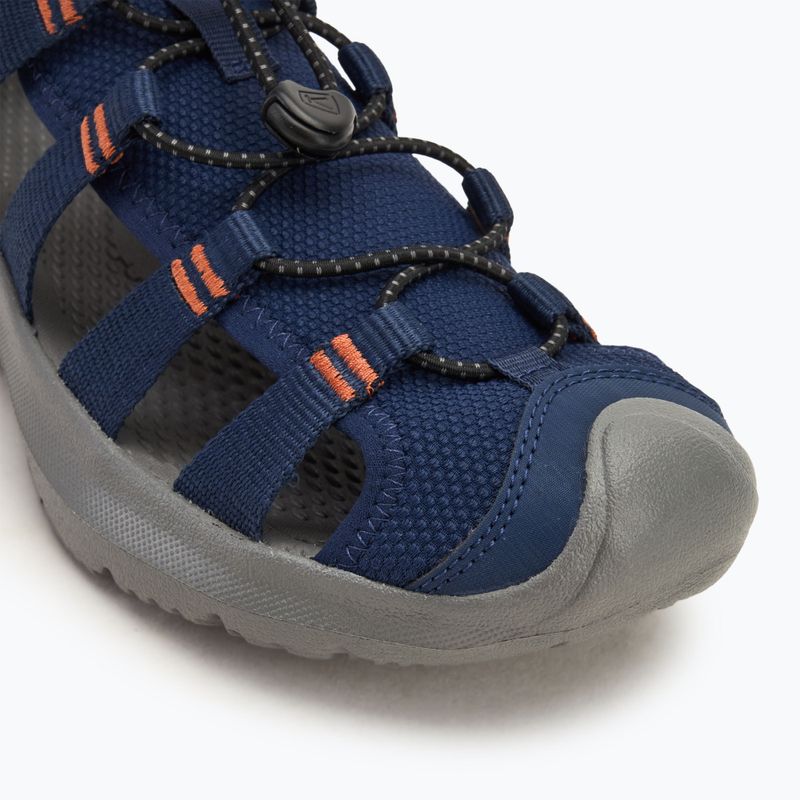 Sandały męskie KEEN Seanik H2 naval academy/ gold flame 7