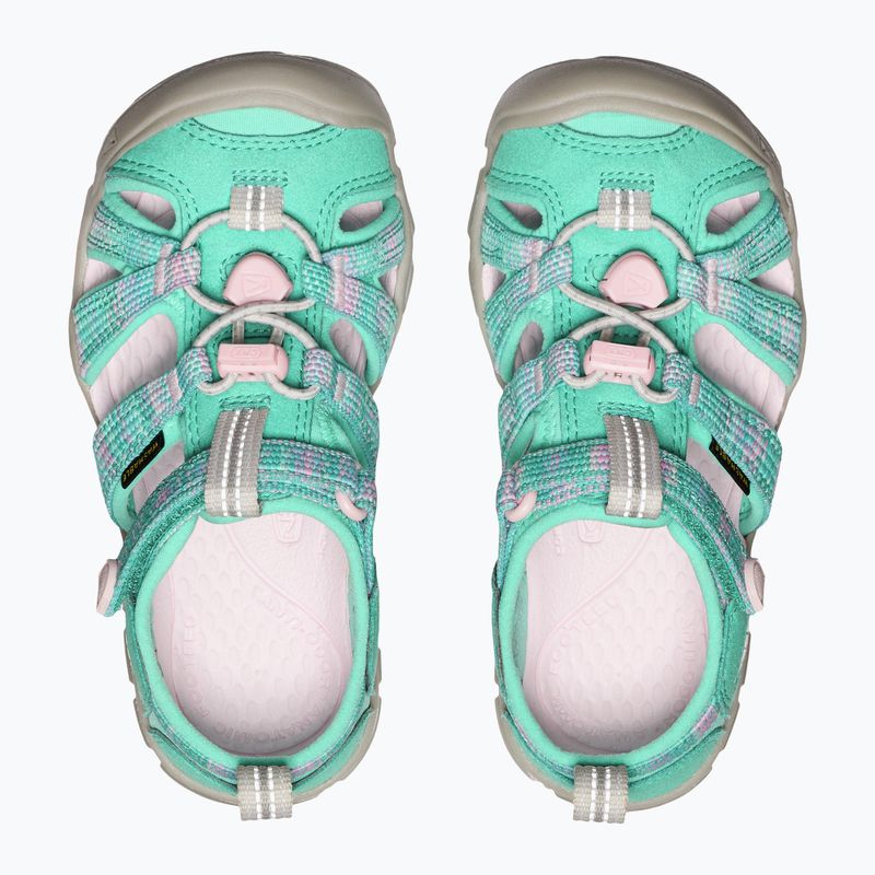Sandały dziecięce KEEN Seacamp II CNX aqua/giggle pink 5