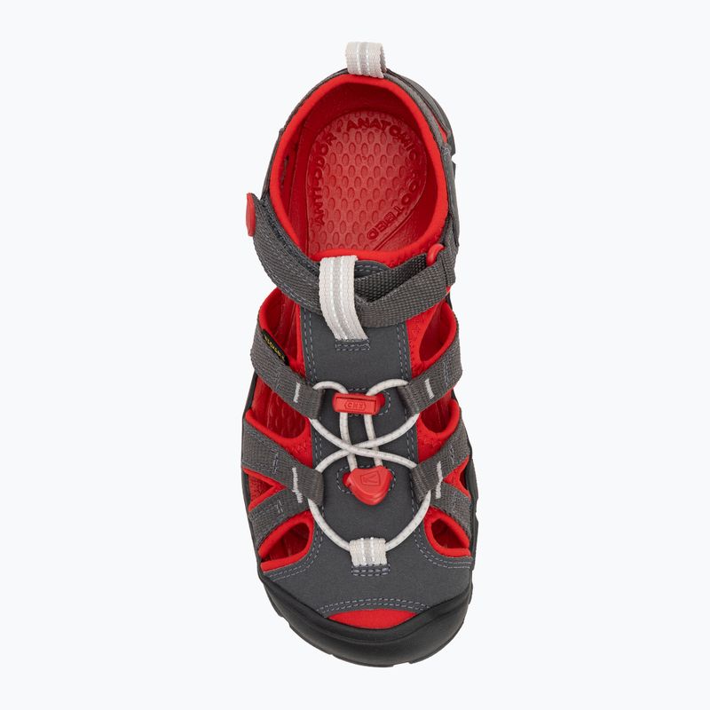 Sandały juniorskie KEEN Seacamp II CNX magnet/ red carpet 5