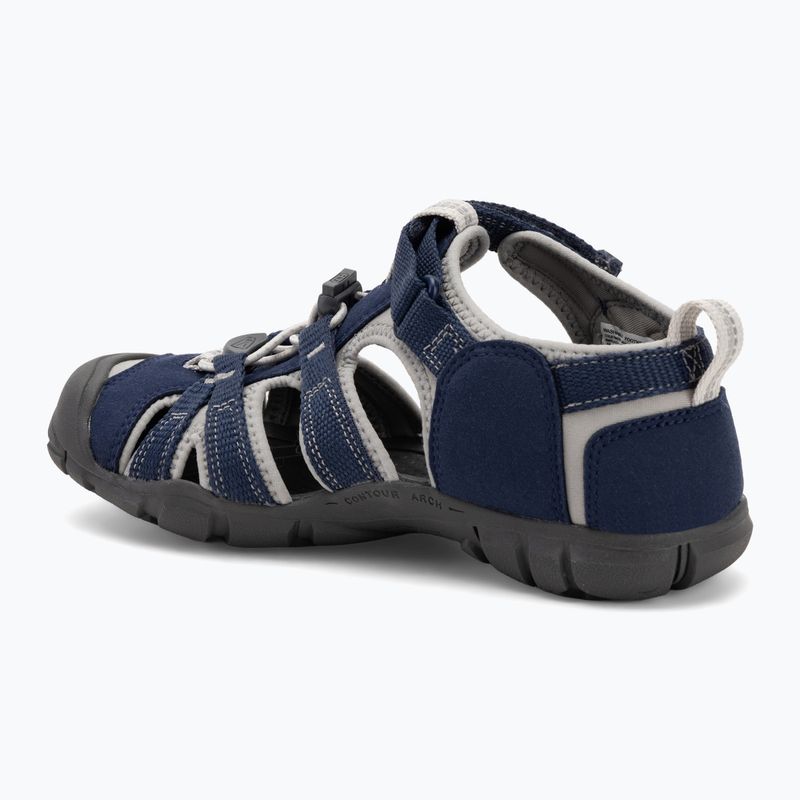 Sandały juniorskie KEEN Seacamp II CNX naval academy/ drizzle 3