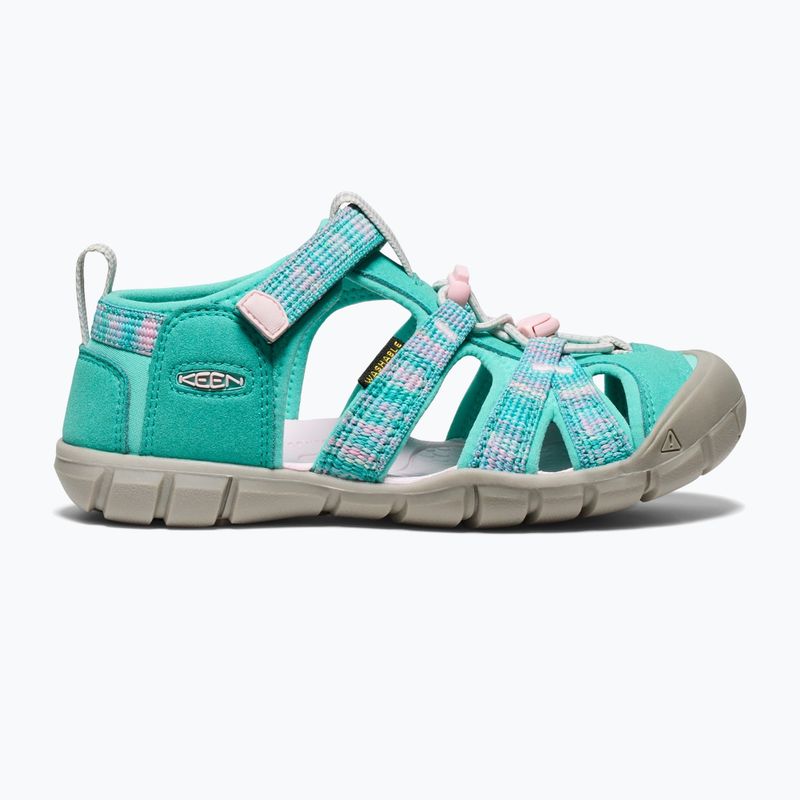 Sandały juniorskie KEEN Seacamp II CNX bright aqua/giggle pink 9