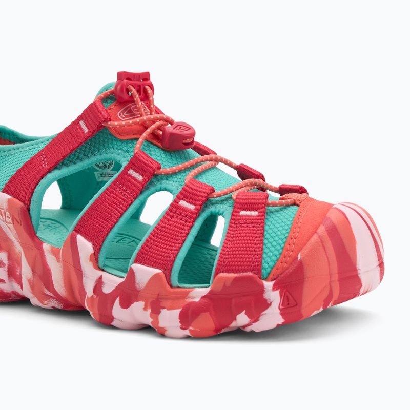 Sandały dziecięce KEEN Hyperport H2 raspberry/pool blue 7