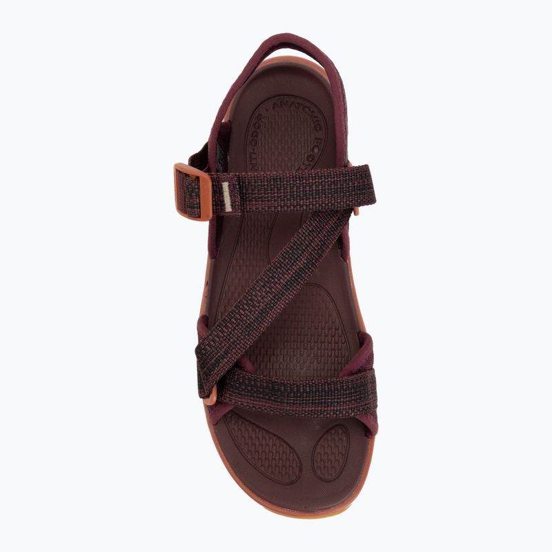 Sandały damskie KEEN Leiki Ot fig/burnt 5