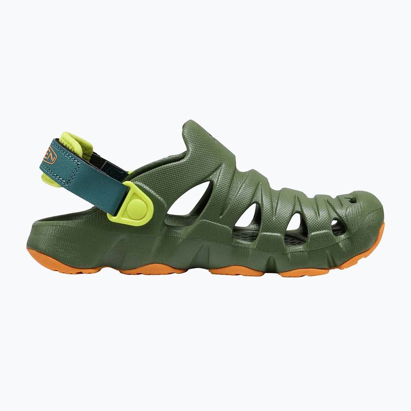 Sandały dziecięce KEEN Hyperflt green/orange peel 11