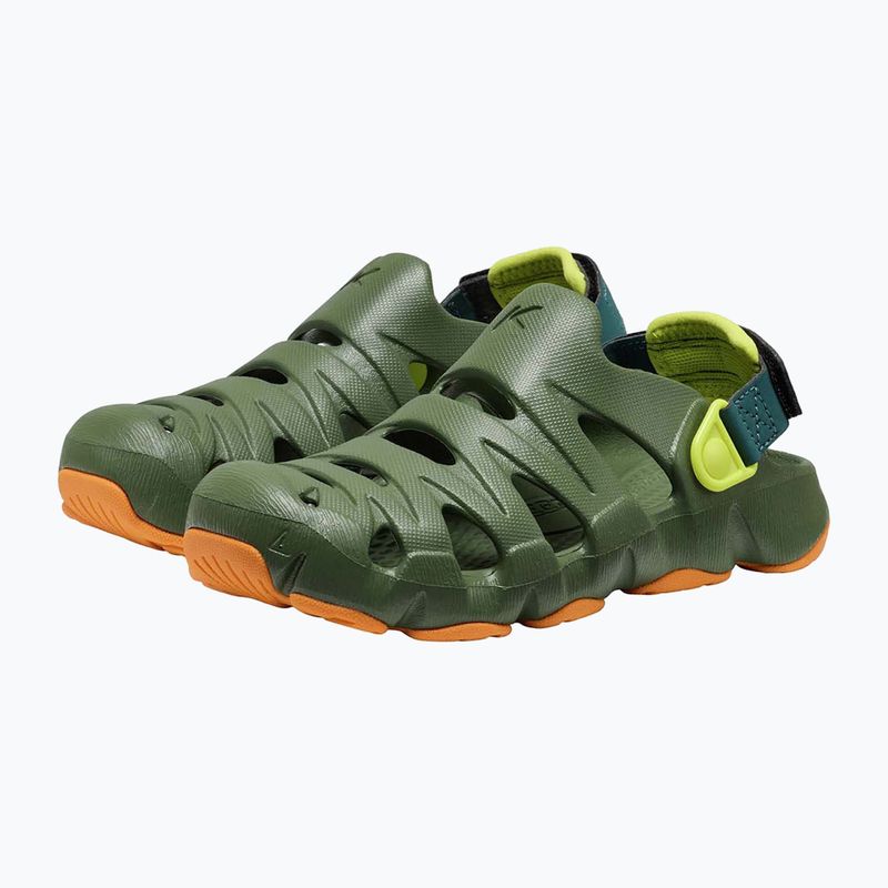 Sandały dziecięce KEEN Hyperflt green/orange peel 12