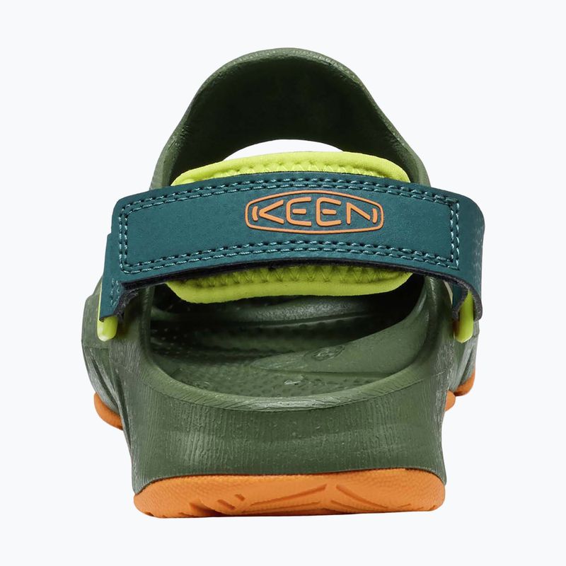 Sandały dziecięce KEEN Hyperflt green/orange peel 13