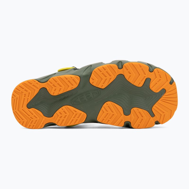 Sandały dziecięce KEEN Hyperflt green/orange peel 5