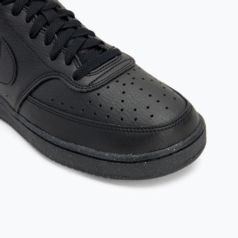 Buty męskie Nike Court Vision Low Next Nature black / black / black 7