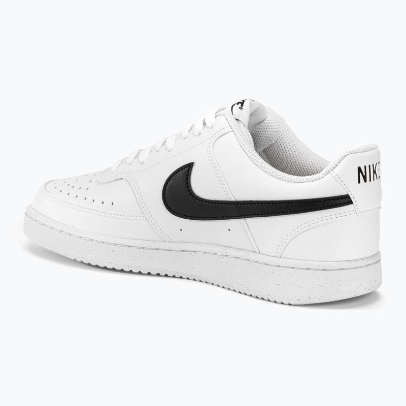 Buty męskie Nike Court Vision Low Next Nature white/black/white 3