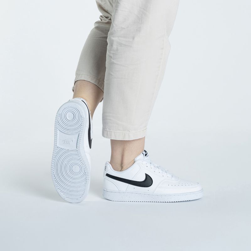 Buty damskie Nike Court Vision Low Next Nature white//white/black 2