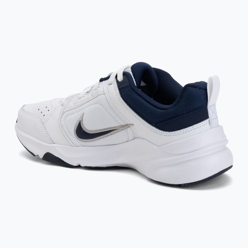 Buty treningowe męskie Nike Defy All Day white/metallic silver/midnight navy 3