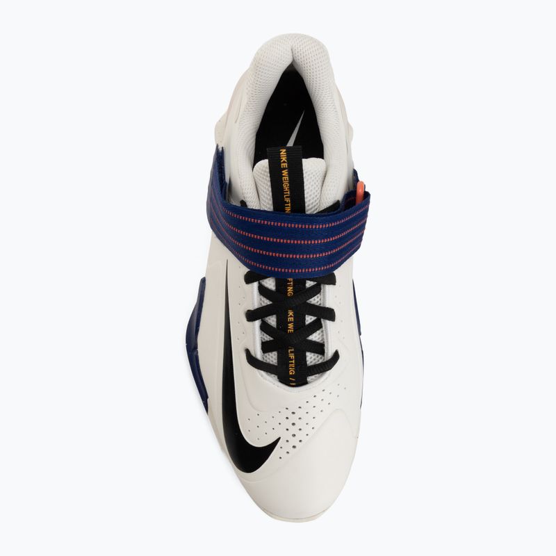 Buty do podnoszenia ciężarów Nike Savaleos sail/deep royal blue/magic ember/black 5