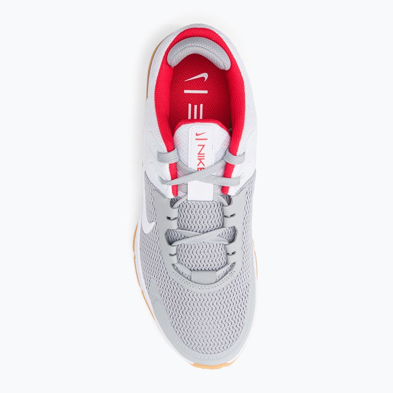 Buty treningowe męskie Nike Air Max Alpha Trainer 4 lt smoke grey/white/chile red 6