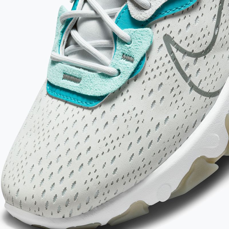 Buty męskie Nike React Vision pure platinum/aquamarine/smoke grey 3