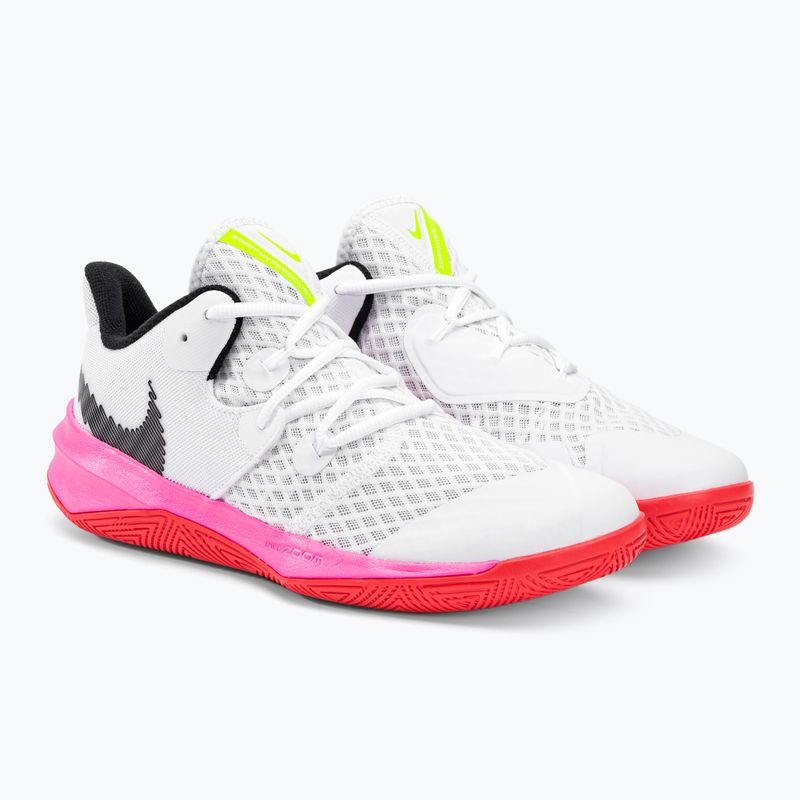 Buty do siatkówki Nike Zoom Hyperspeed Court SE white/black/bright crimson 4