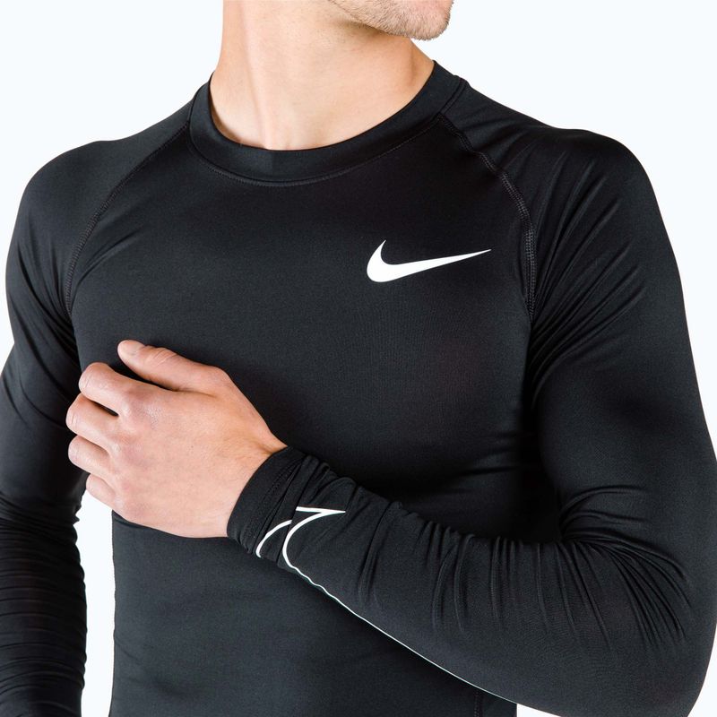 Longsleeve męski Nike Pro Dri-Fit black/white 4