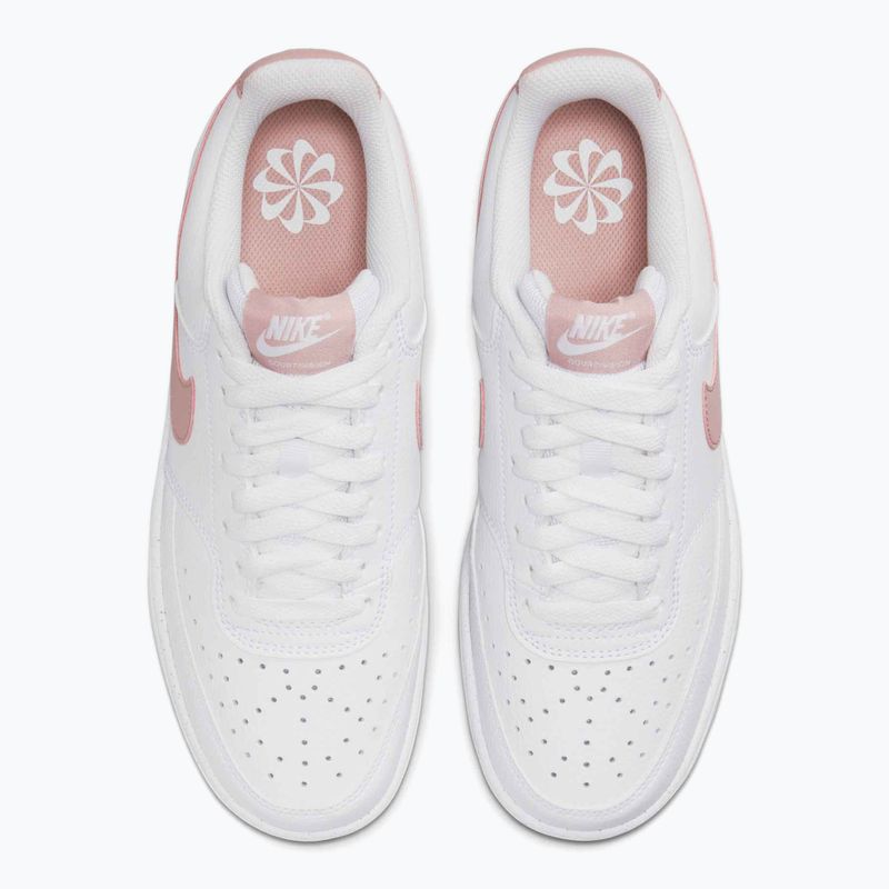 Buty damskie Nike Court Vision Low Next Nature white/pink oxford 5