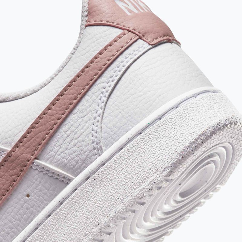 Buty damskie Nike Court Vision Low Next Nature white/pink oxford 8