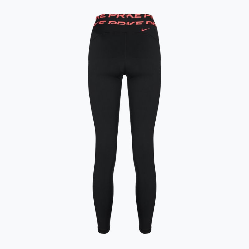 Legginsy damskie Nike Pro Dri-Fit black/magic ember 2