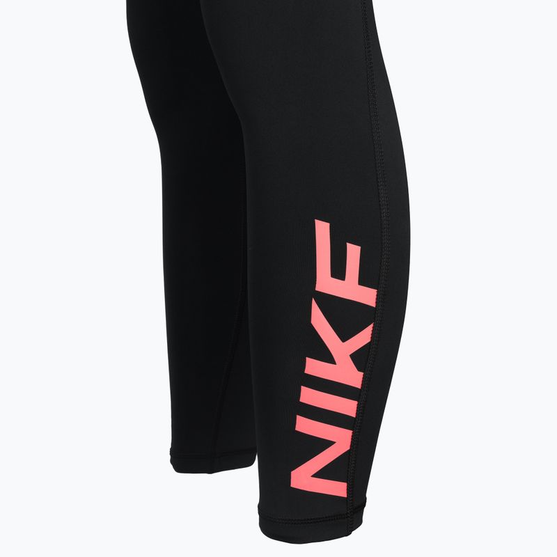 Legginsy damskie Nike Pro Dri-Fit black/magic ember 3