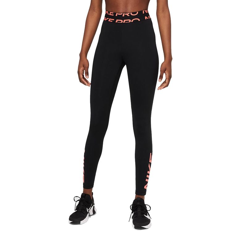 Legginsy damskie Nike Pro Dri-Fit black/magic ember 4