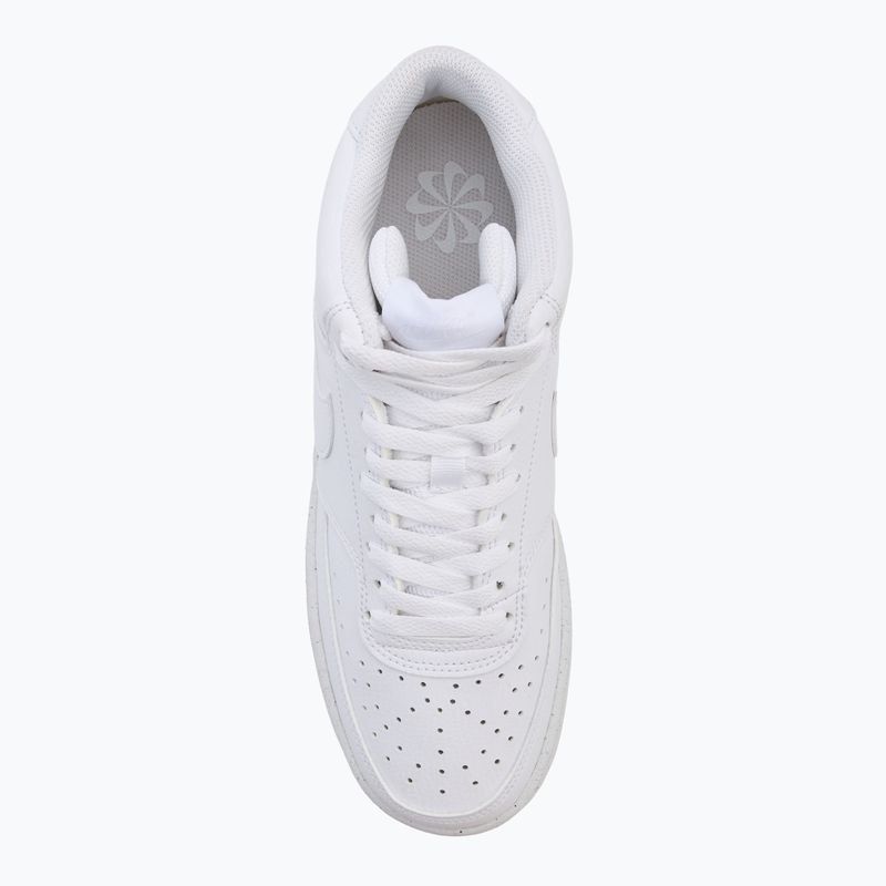 Buty męskie Nike Court Vision Mid Next Nature white/white/white 5