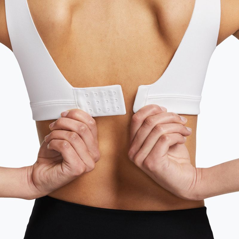 Biustonosz treningowy Nike Alpha High-Support white/white/stone mauve/black 7