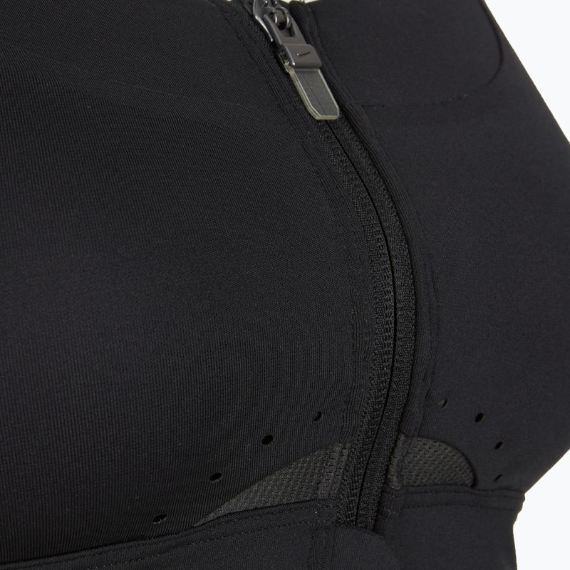 Biustonosz treningowy Nike Alpha High-Support Zip-Front black/black/dark smoke grey/dark smoke grey 10