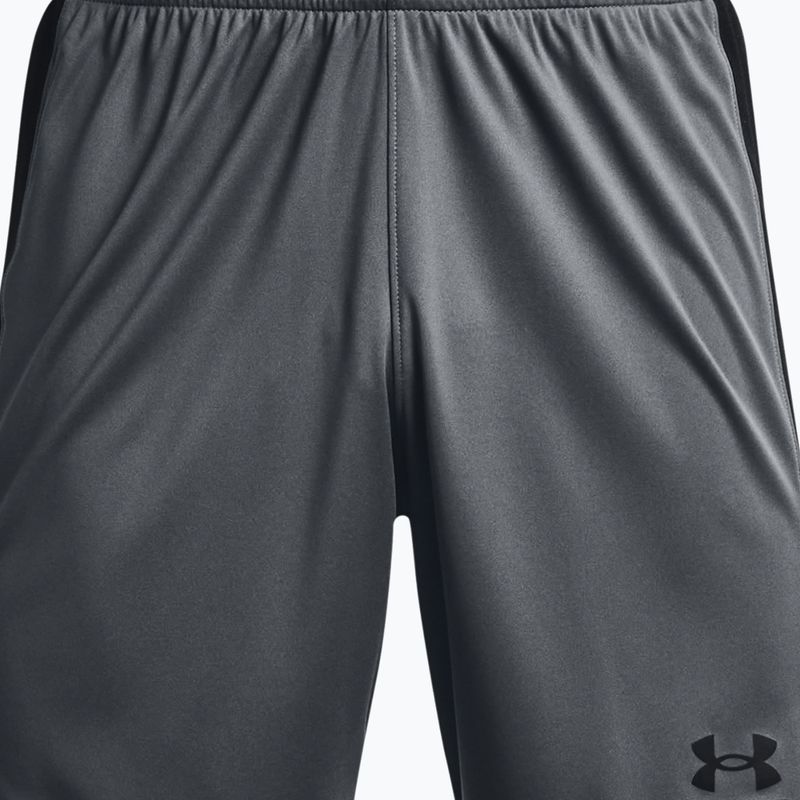 Spodenki piłkarskie męskie Under Armour Challenger Knit pitch gray/black 2