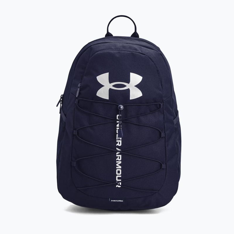 Plecak miejski Under Armour Hustle Sport 26 l midnight navy/midnight navy/metallic silver