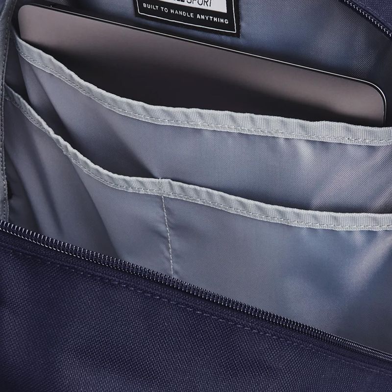 Plecak miejski Under Armour Hustle Sport 26 l midnight navy/midnight navy/metallic silver 3