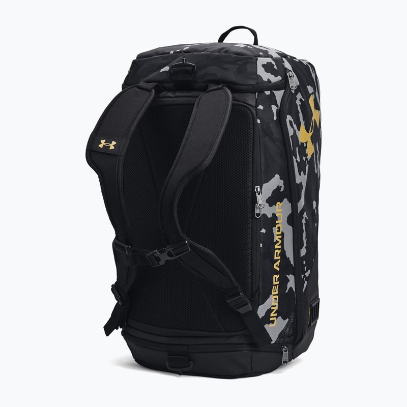 Torba treningowa Under Armour Contain Duo Duffle M 50 l black/black/metallic gold 2
