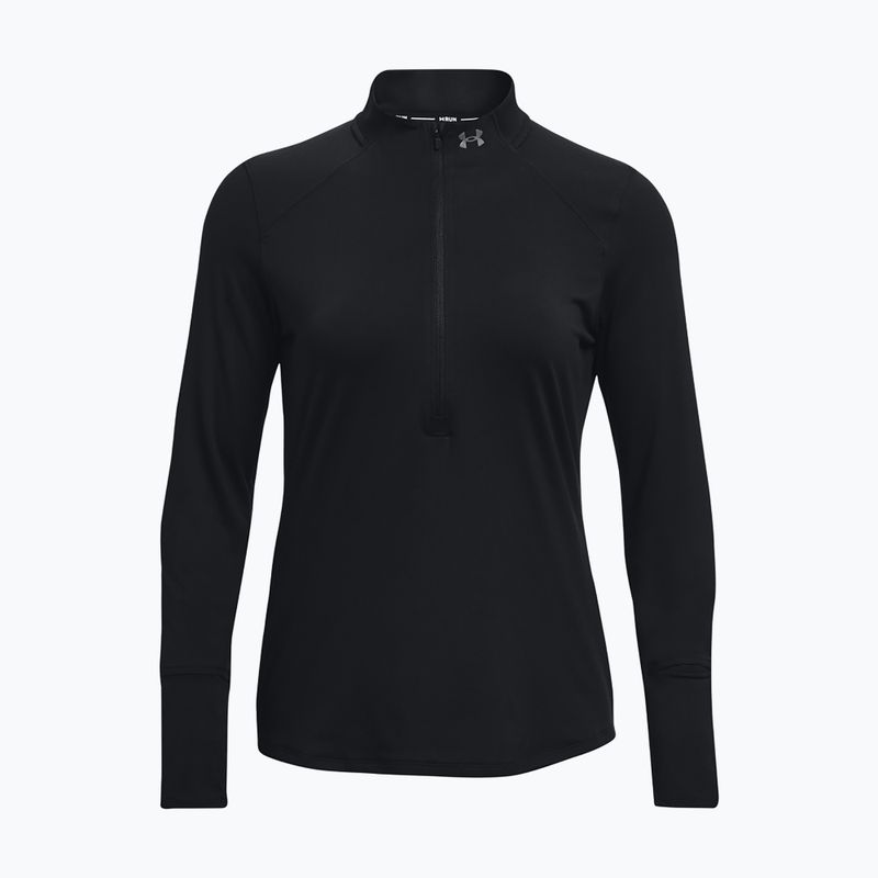 Bluza do biegania damska Under Armour Qualifier Run 2.0 1/2 Zip black/black/reflective 6