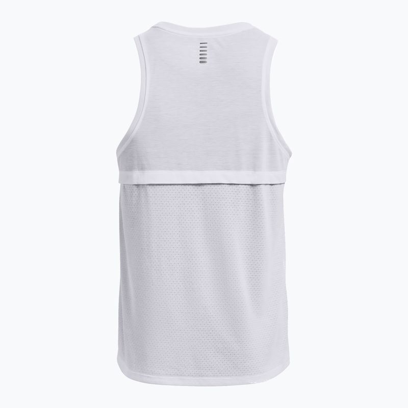 Koszulka do biegania męska Under Armour Streaker Singlet white/white/reflective 6