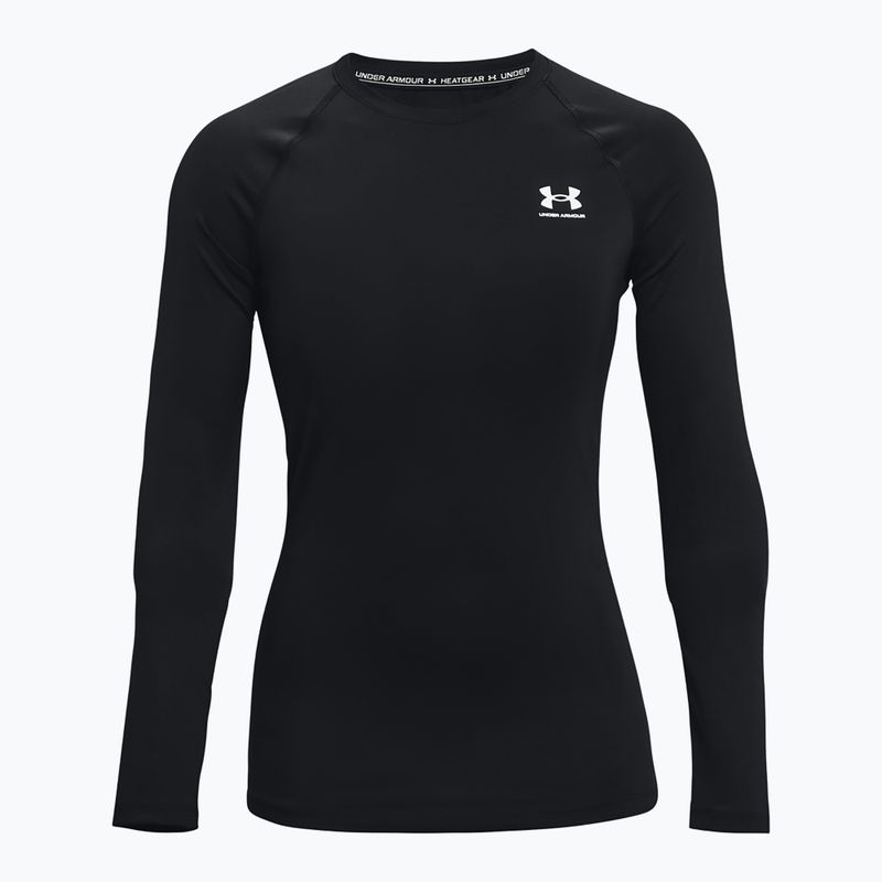 Longsleeve treningowy damski Under Armour HeatGear Compression black/white 6