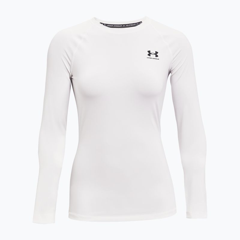 Longsleeve treningowy damski Under Armour HeatGear Compression white/black 4