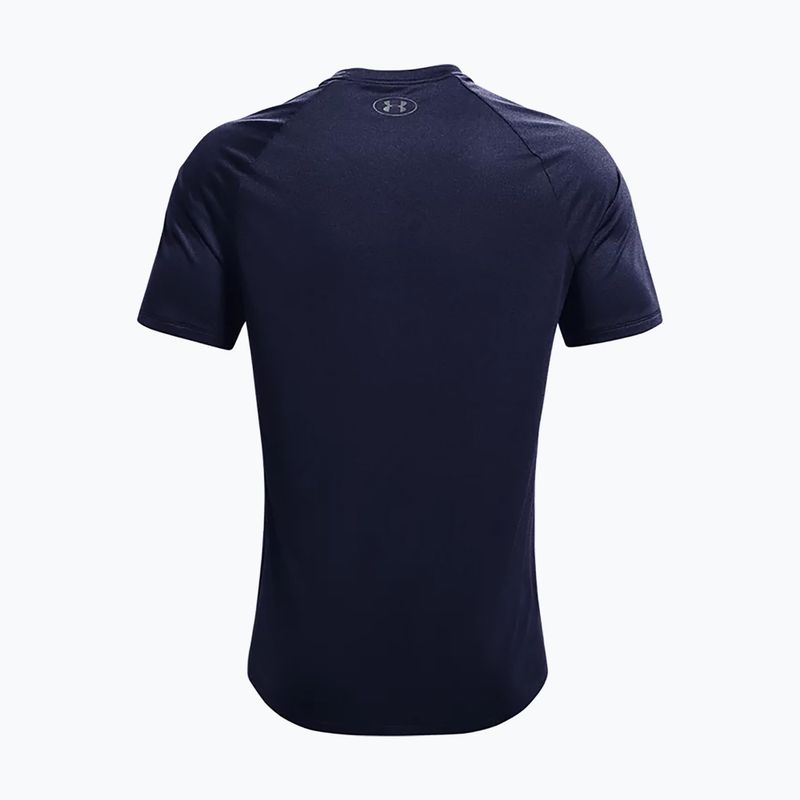 Koszulka treningowa męska Under Armour UA Tech 2.0 Tee Novelty midnight navy/pitch gray 6