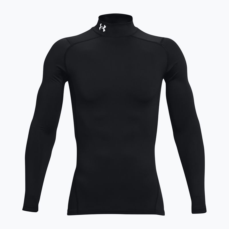 Longsleeve treningowy męski Under Armour Comp Mock UA Armour black/white 6