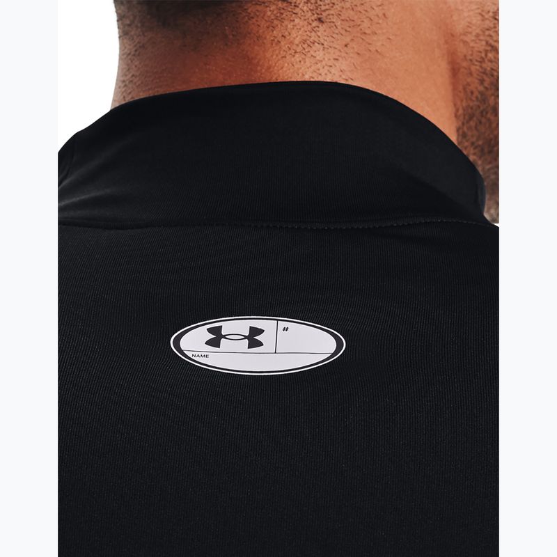 Longsleeve treningowy męski Under Armour Comp Mock UA Armour black/white 4