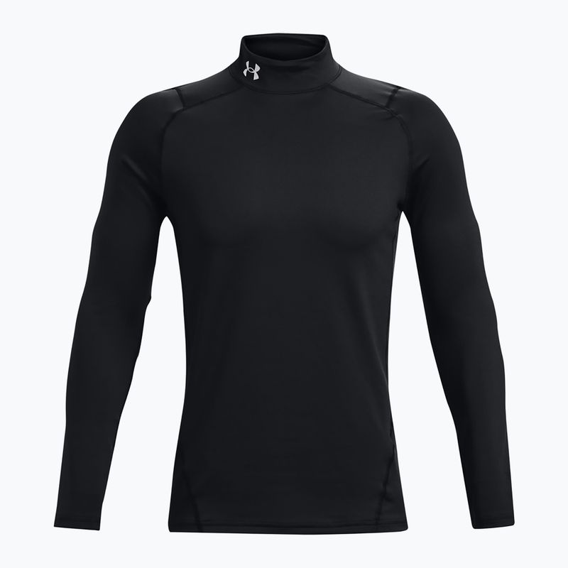 Longsleeve treningowy męski Under Armour Comp Mock UA Armour black/white 5