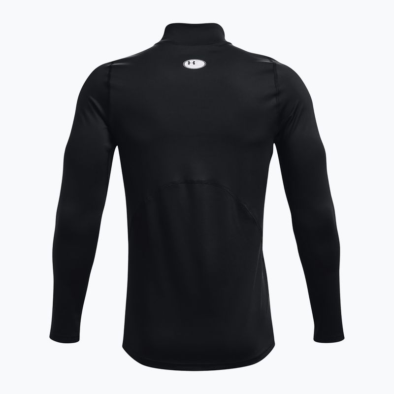 Longsleeve treningowy męski Under Armour Comp Mock UA Armour black/white 6