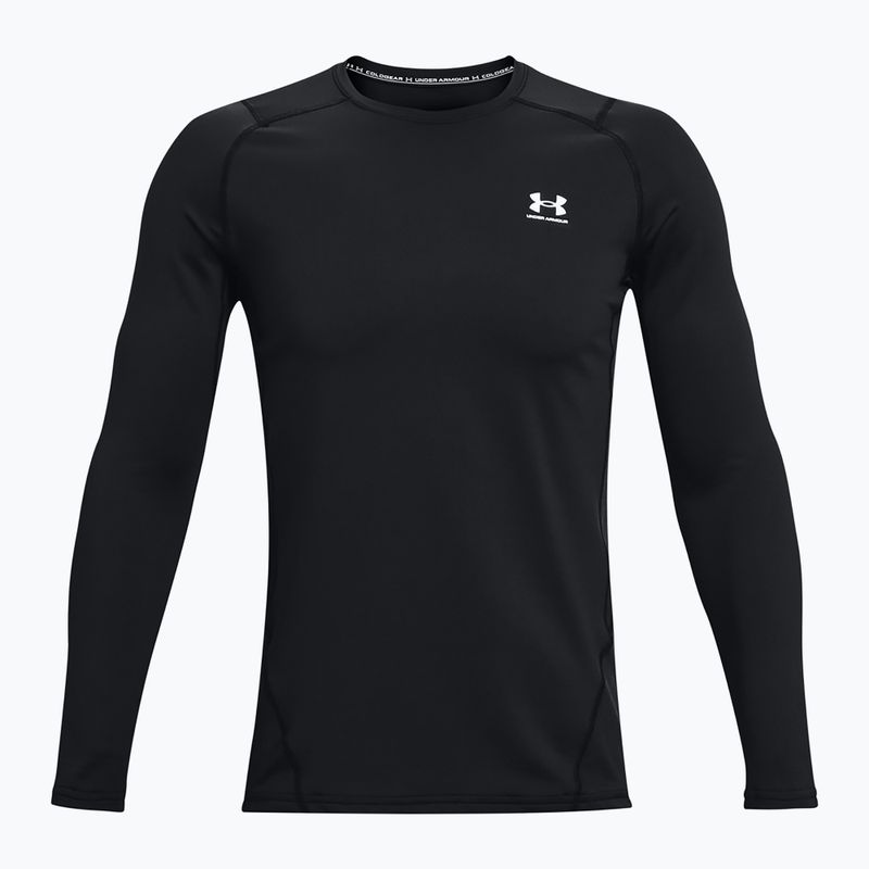 Longsleeve treningowy męski Under Armour CG Armour Fitted Crew black/white