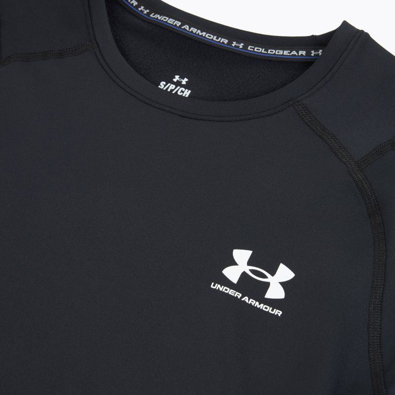 Longsleeve treningowy męski Under Armour CG Armour Fitted Crew black/white 3